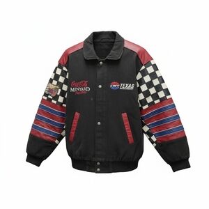 Jeff Hamilton Coca-Cola 300 Texas Motor Speedway 4/5/97 Denim Leather Jacket